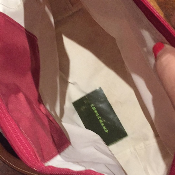 Pink purse size Longchamp bag - Picture 3 of 6